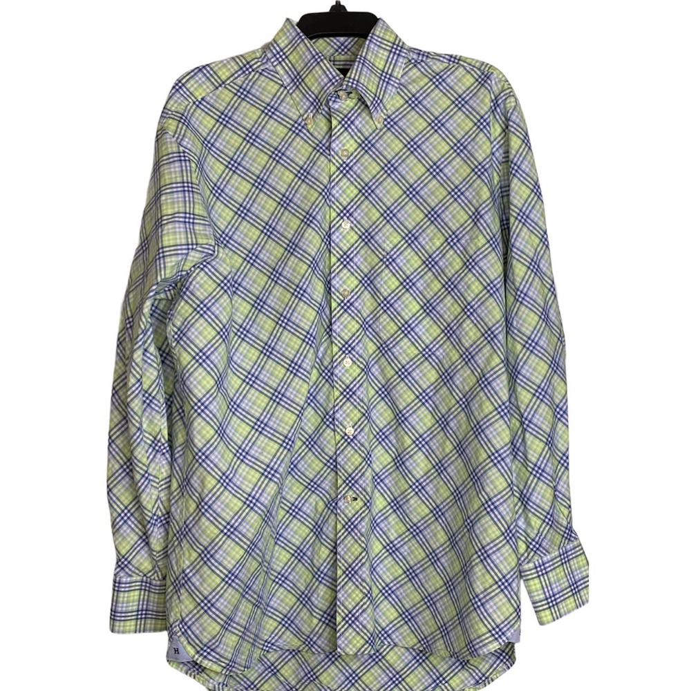 Tommy Hilfiger Dress Shirt Size 16R Colorful